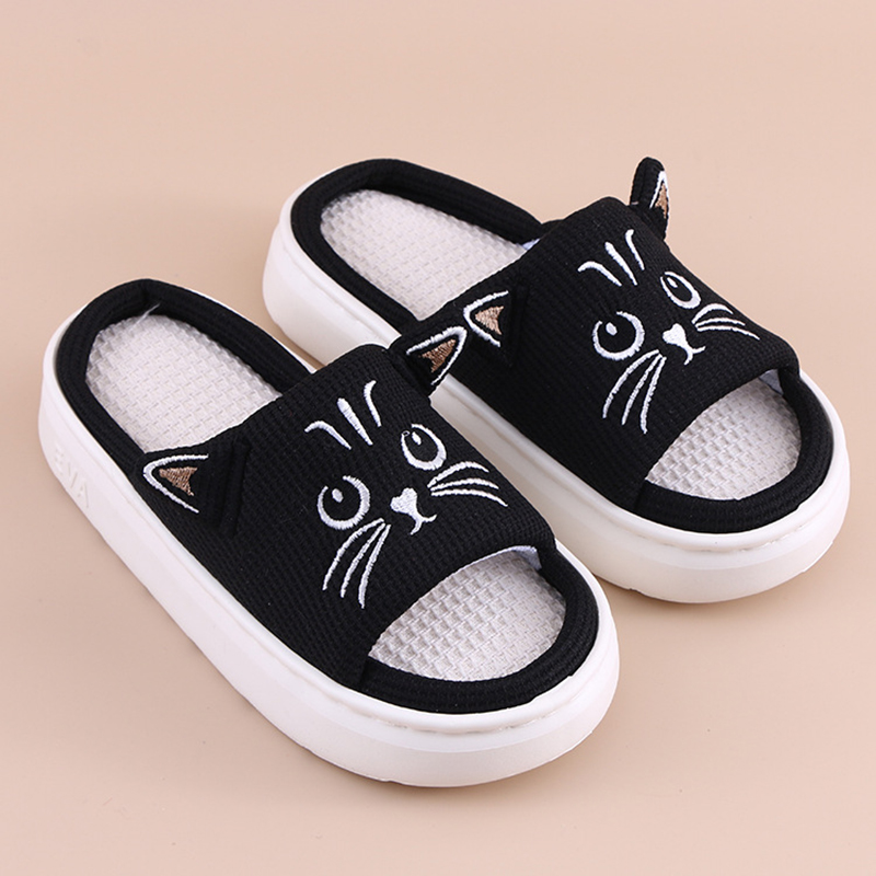 Mule Slip On - Platformslippers Dames Thuis Plat Lente Zomer