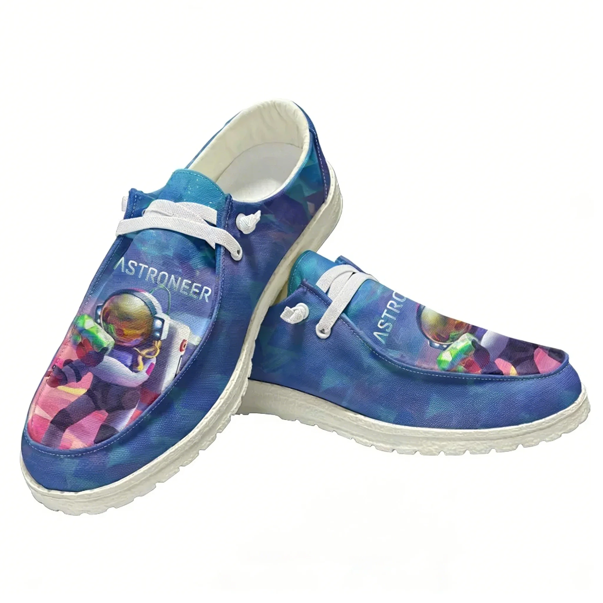 Oxford Lace Up Women - Astroneer Casual schoenen Heren Dames Platte
