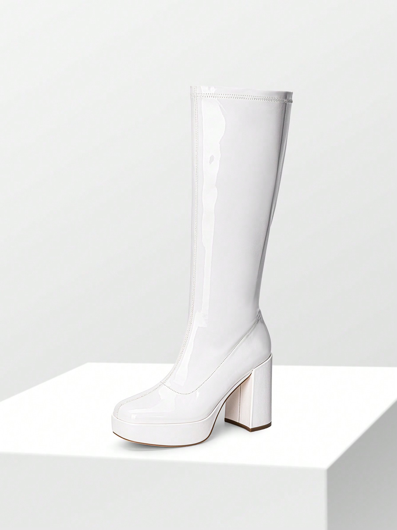 Dames Gogo-kniehoge laarzen, l - Sock Boot Women recensie en prijs