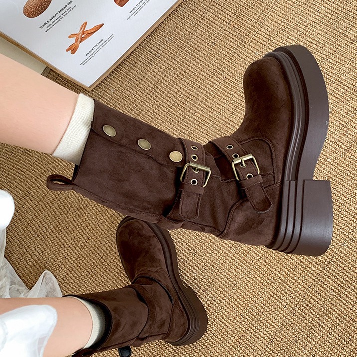 Retro Britse stijl, dikke zool - Sock Boot Women recensie en prijs