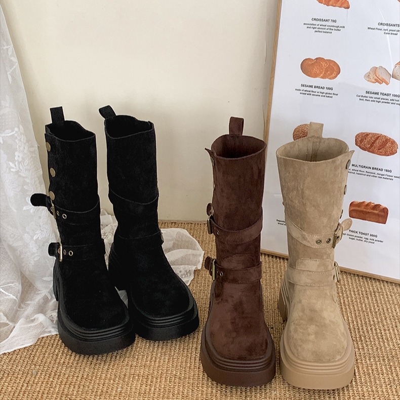 Retro Britse stijl, dikke zool - Sock Boot Women recensie en prijs