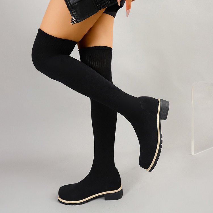 Herfst en winter: effen, eenvo - Sock Boot Women recensie en prijs