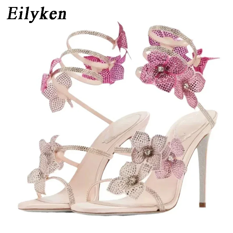 Eilyken Sexy KRISTAL Bloem Dun - Women'S Shoes Quality recensie en prijs