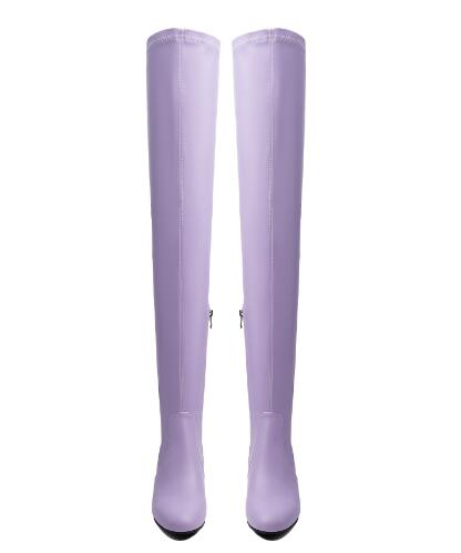 Dames lavendel effen stretch o - Sock Boot Women recensie en prijs