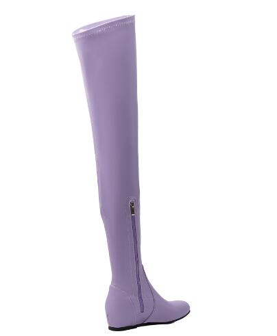 Dames lavendel effen stretch o - Sock Boot Women recensie en prijs