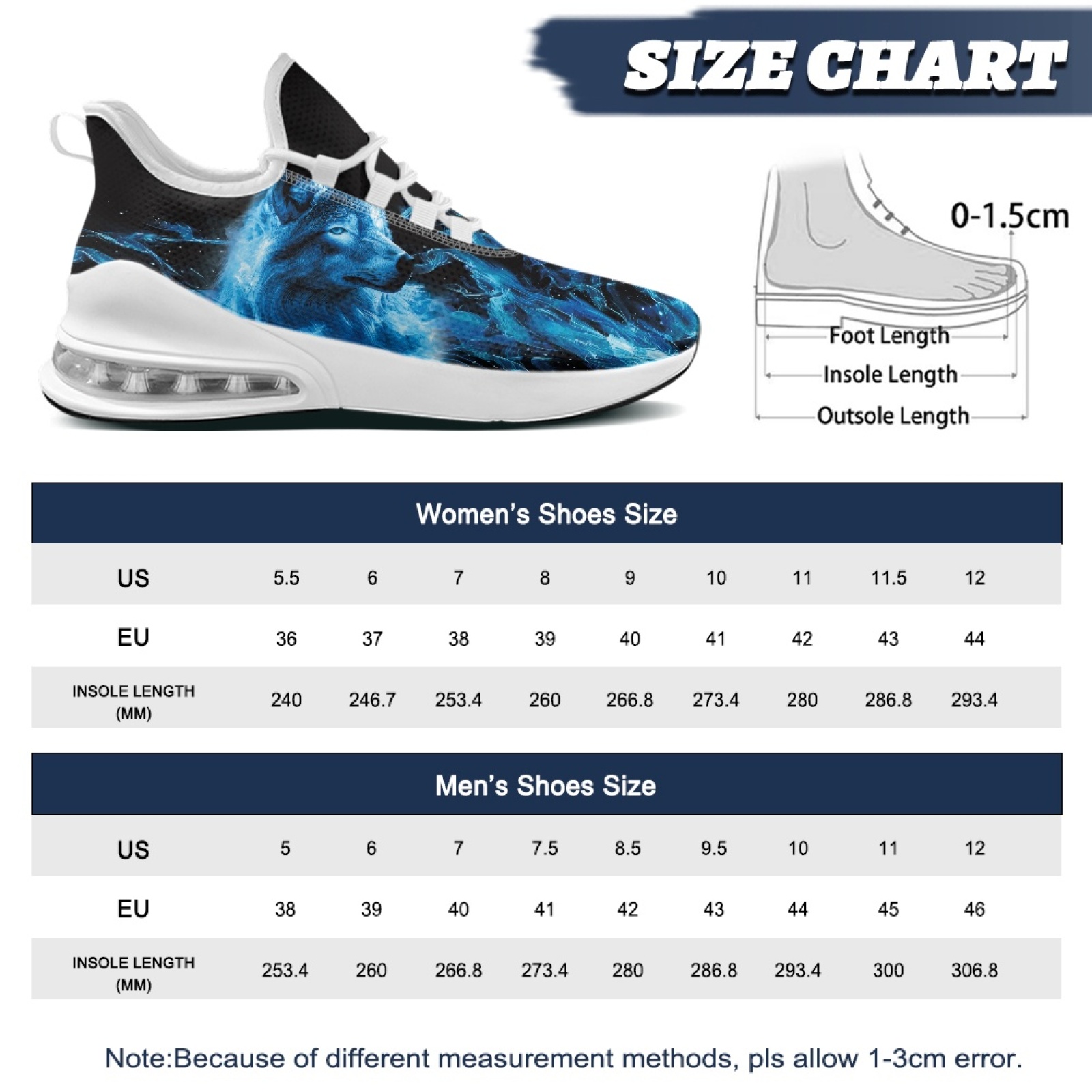 PENSTROLL Blue Flame Wolf Anti - Women Shoes Tennis recensie en prijs