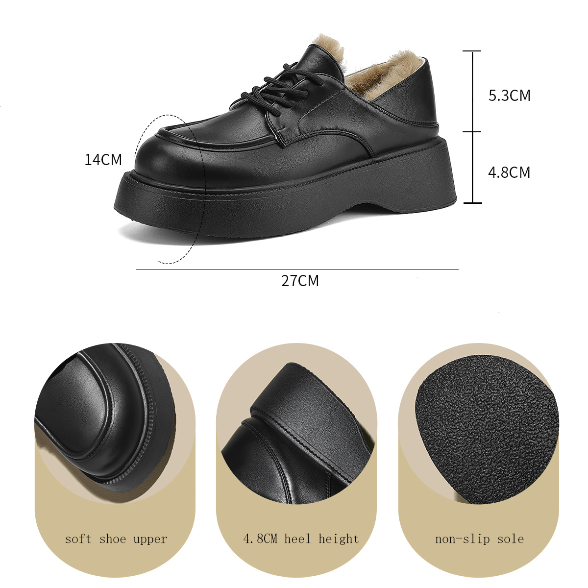 FOXER Winter Nieuwe Dames Plat - Oxford Lace Up Women recensie en prijs